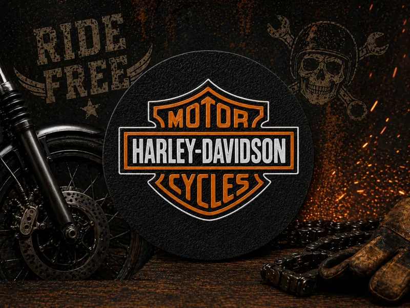 “Ride & Rest – Harley Style Untersetzer”