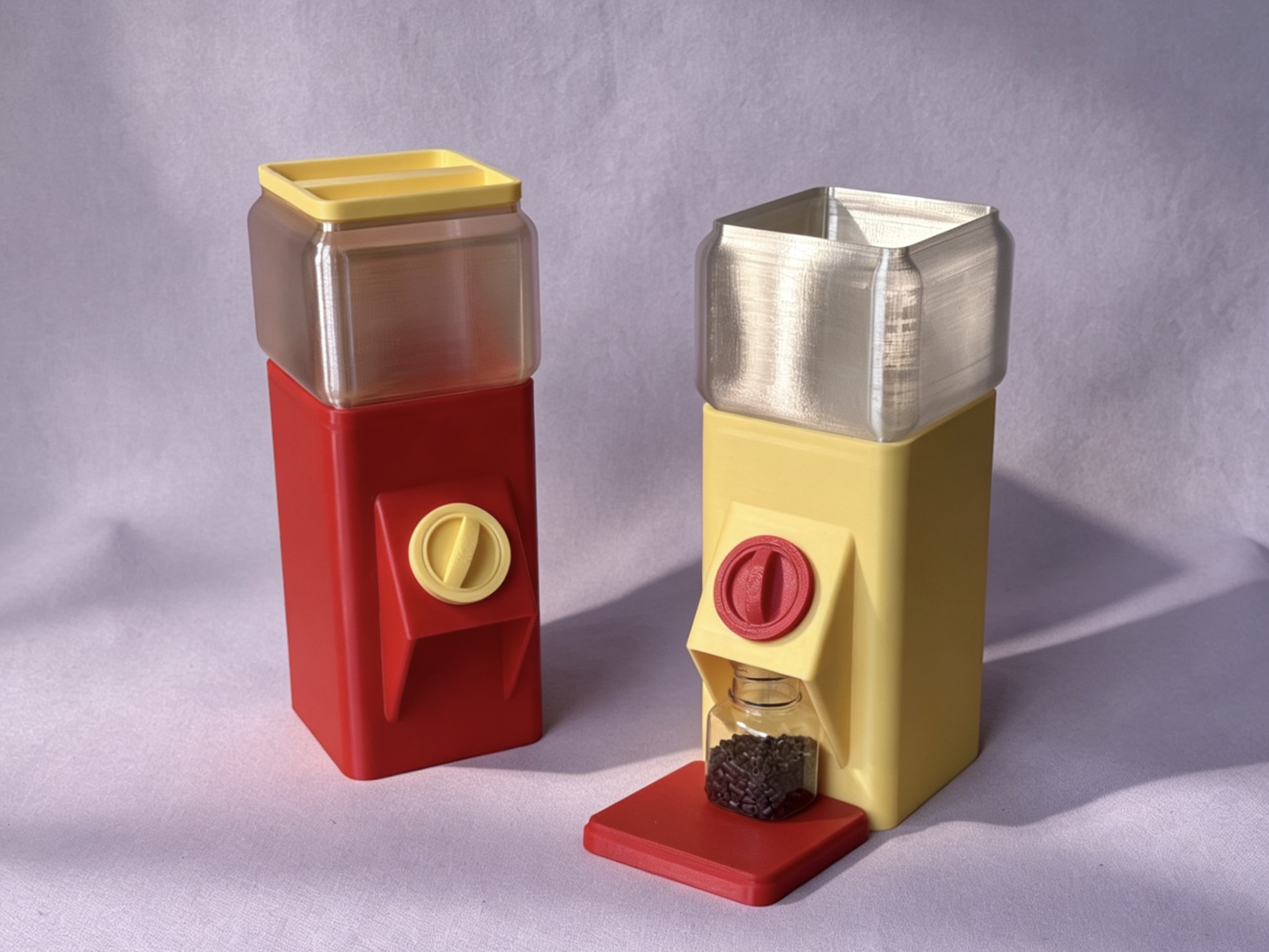 Miniatura 2 do modelo 3D 拼豆漏斗扭蛋机二号—适配20/50ml分装瓶