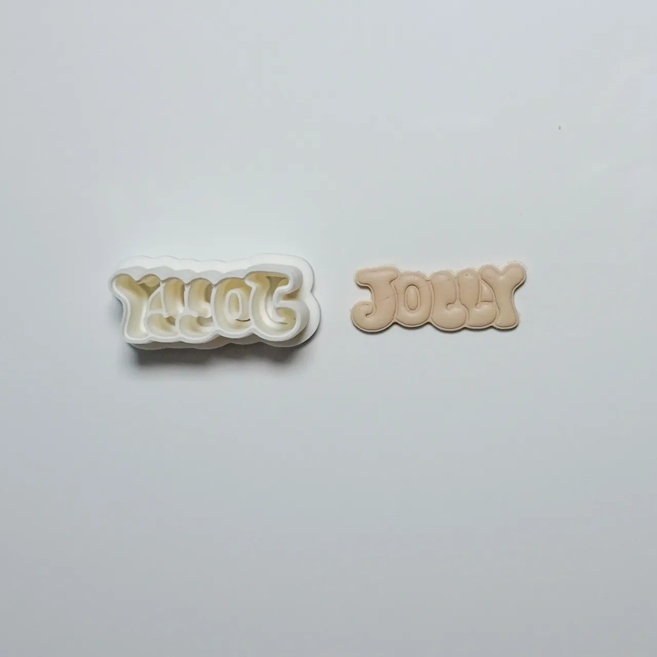 Jolly Polymer Clay Cutter Earrings Necklace view 3