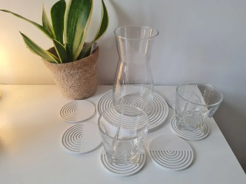 Nordic Ripple Coasters