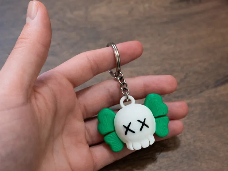 KAWS Skull Head Keychain - Keyring