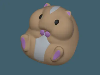 Cute Chubby Hamster