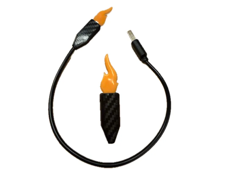 Protective case for flame led