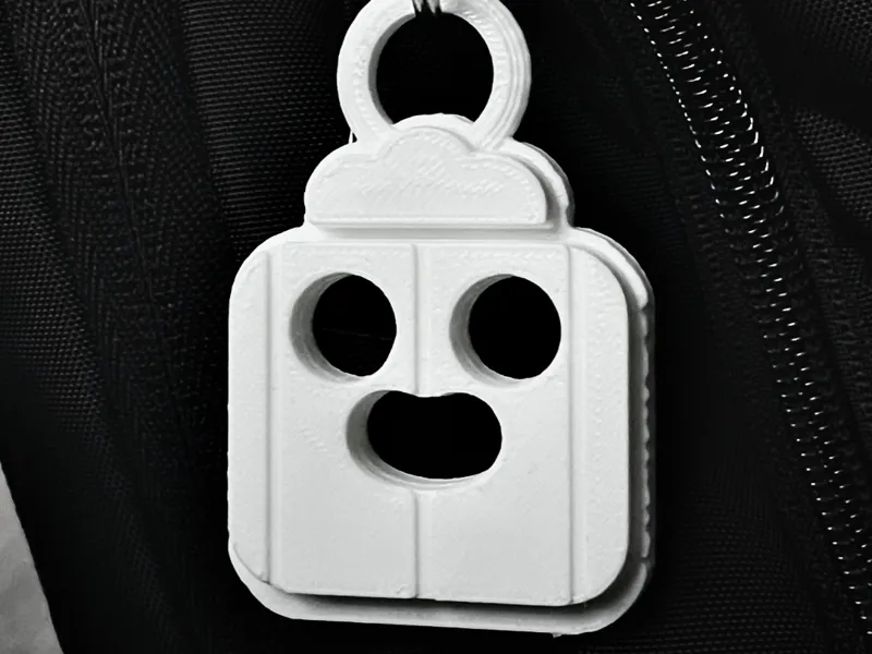 Spike Pin Keychain