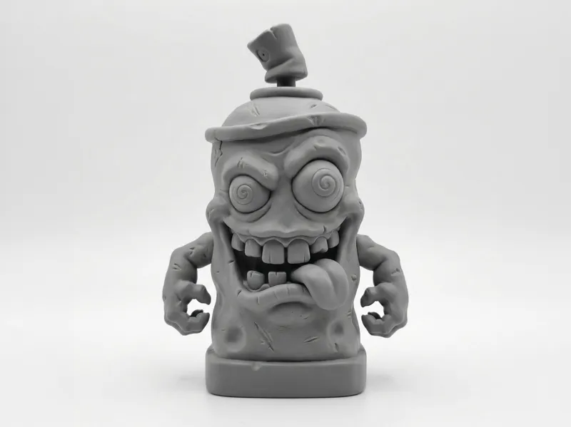 Zombie Spray Can Figurine | Graffiti Art Toy