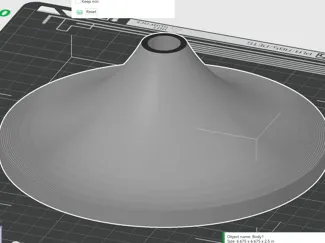 Frisbee holder for height measurement