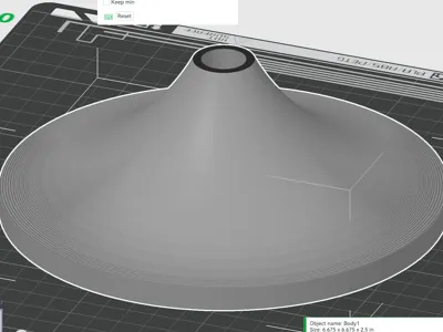 Frisbee holder for height measurement