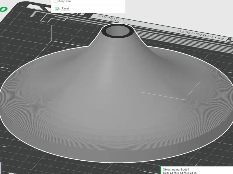 Frisbee holder for height measurement