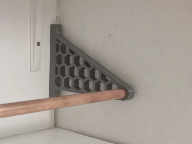 Filament spool holder - shelf with one pipe