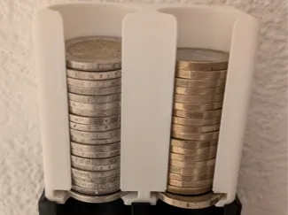 Münzspender Euro 1€ 2€