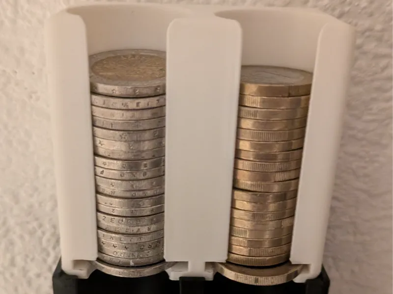 Münzspender Euro 1€ 2€