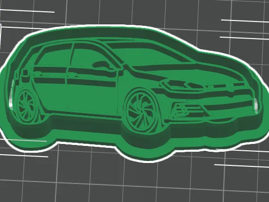 Volkswagen Golf Gti Cookie Cutter