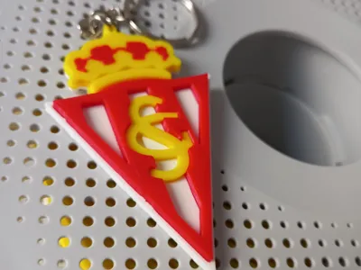 Real Sporting Gijon keychain
