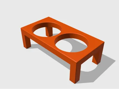 Cat Food Stand