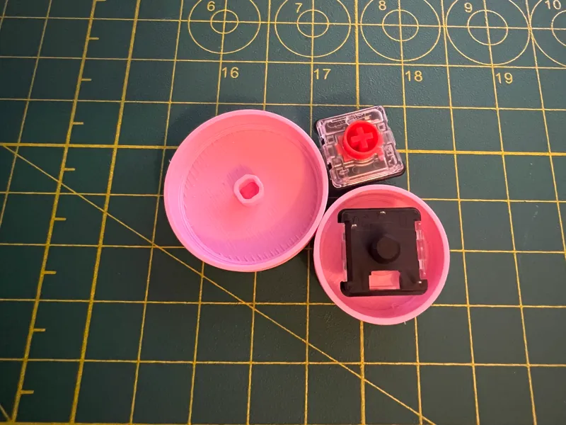 Leverless Controller Buttons for Choc v2 Switches