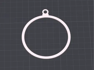 Customizable Christmas Sphere Only (80 mm)