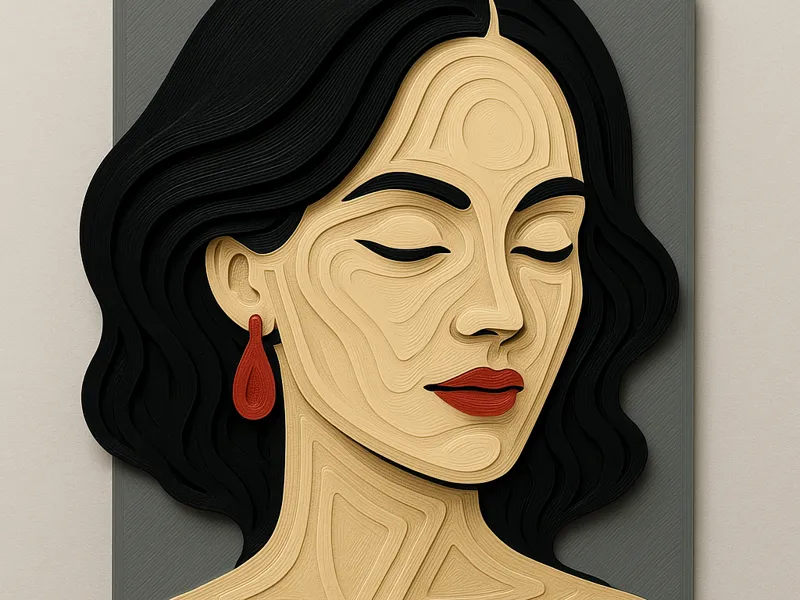 Serene woman
