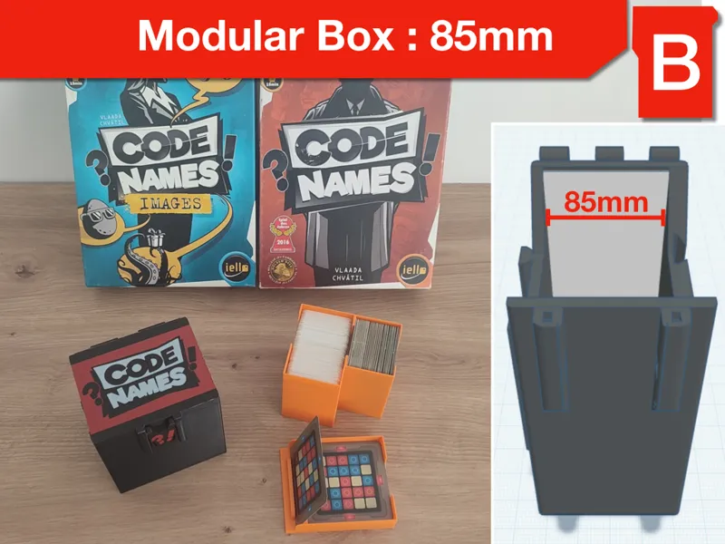 Modular Game Boxes B - 85mm