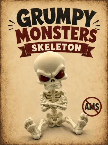 Adorno temático: Grumpy Skeleton — vista de referencia 2