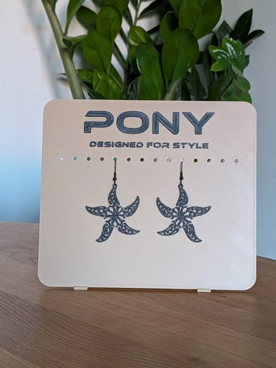 Starfish Lace Earrings view 2