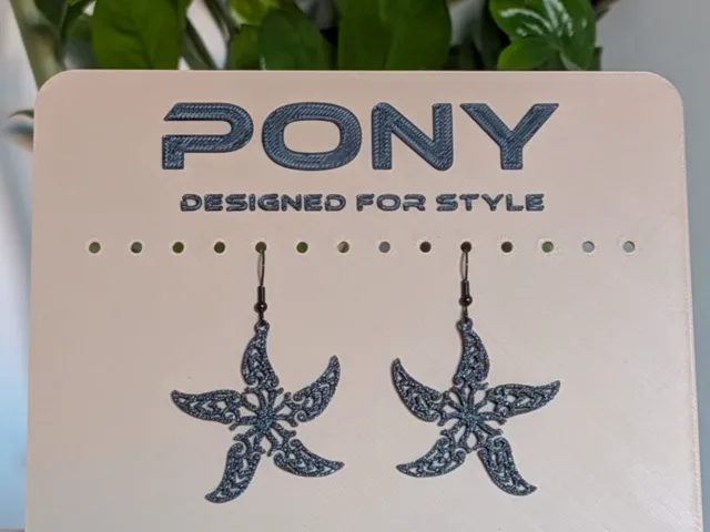 Starfish Lace Earrings