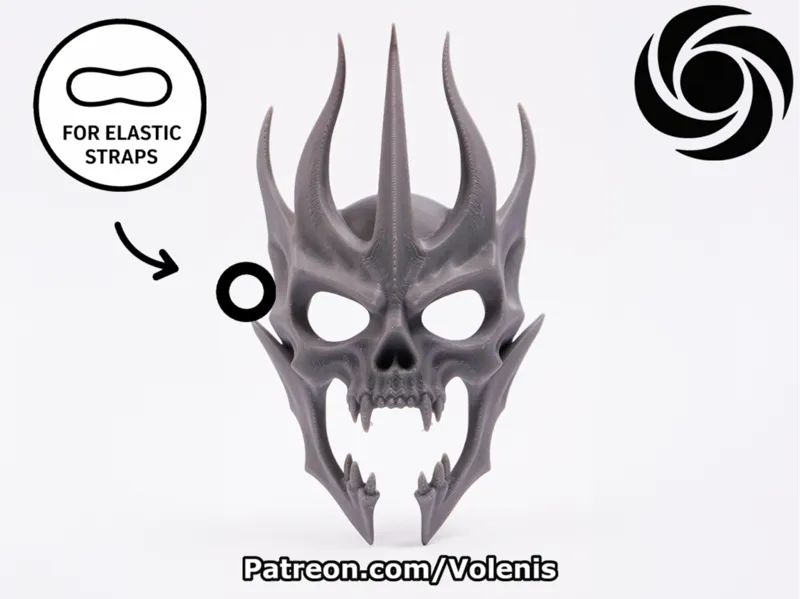 Skeleton Lord Mask Wearable Cosplay