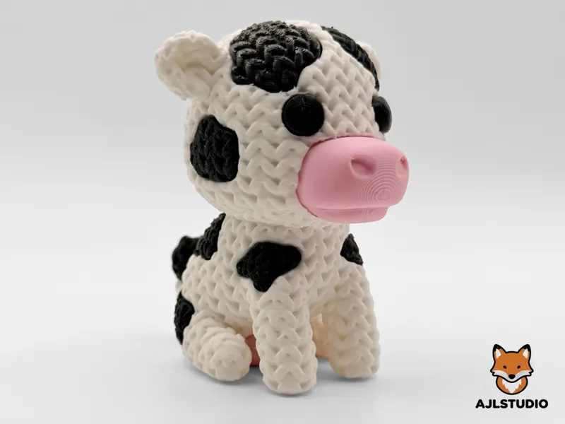Knitted Cow