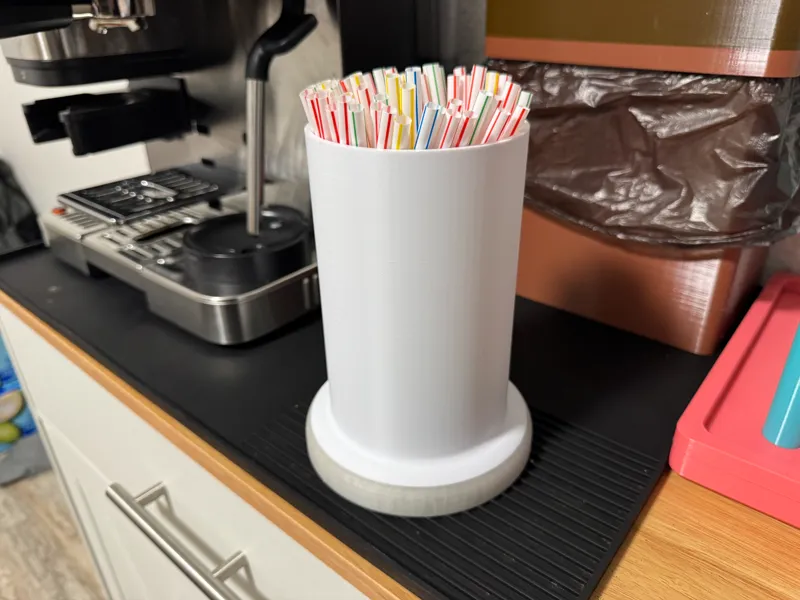 Straw Holder Dispenser