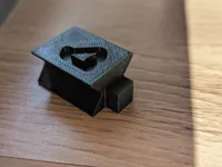 Version without rubber foot