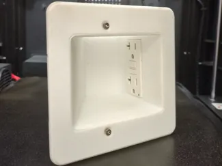 recessed outlet