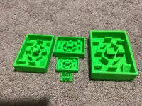 all sizes on separate plates