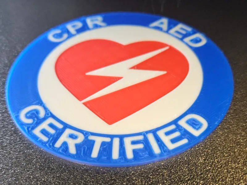 CPR/AED badge 