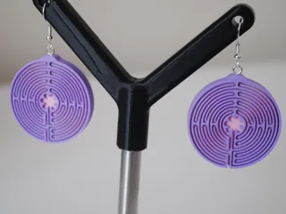 Labyrinth earrings