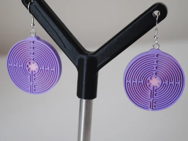 Labyrinth earrings