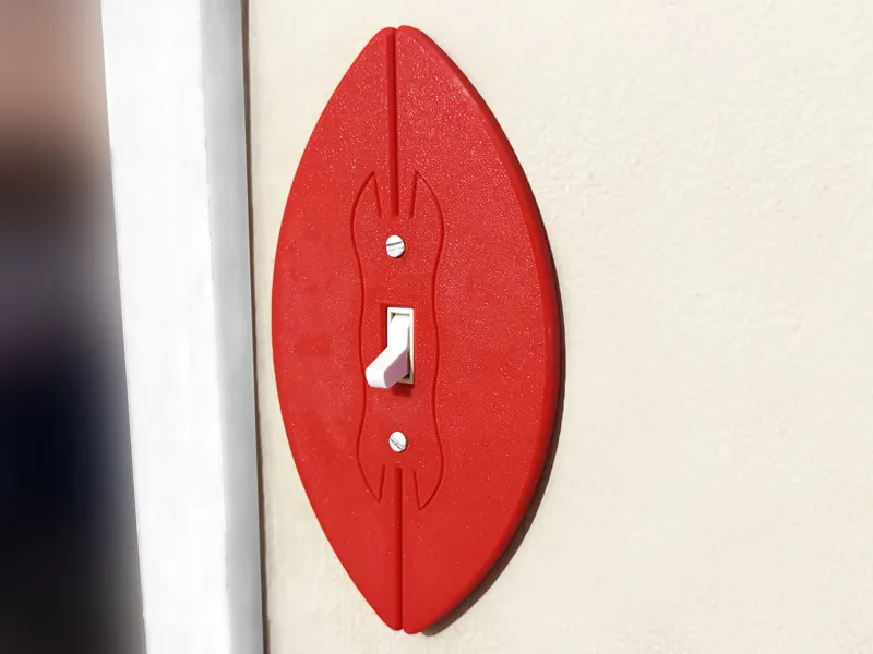 Football Light Switch Toggle Plate
