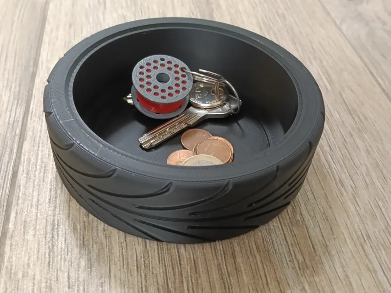 Valet tray auto tired