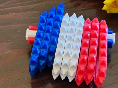offshoot spiky flag version (9 segments)