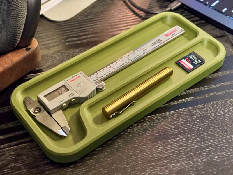 Caliper Tray - Digital Caliper and Pen Tray