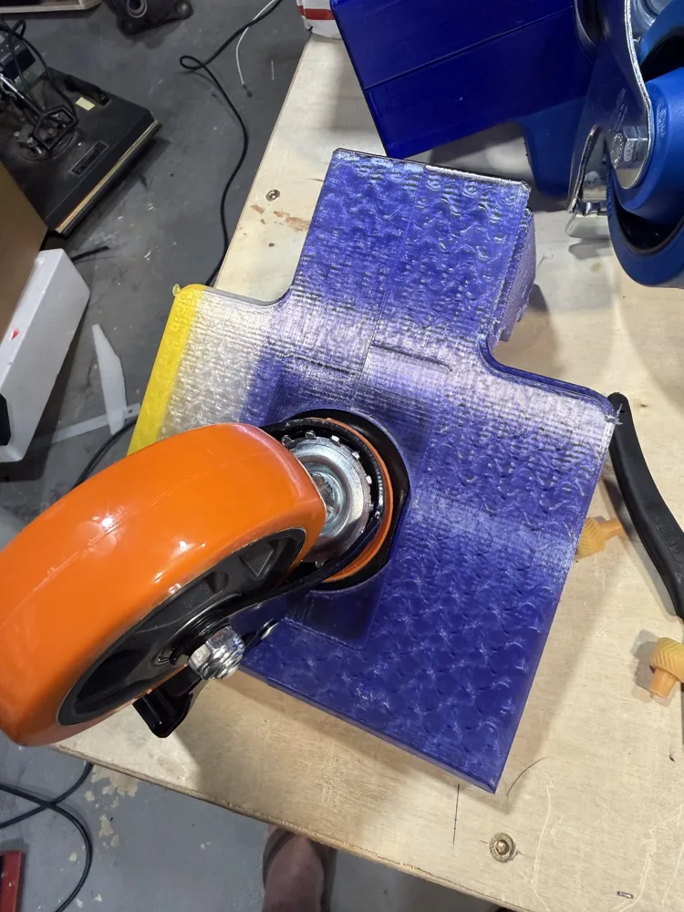 Caster Mount for Amazon Casters - Free 3D Print Model - MakerWorld