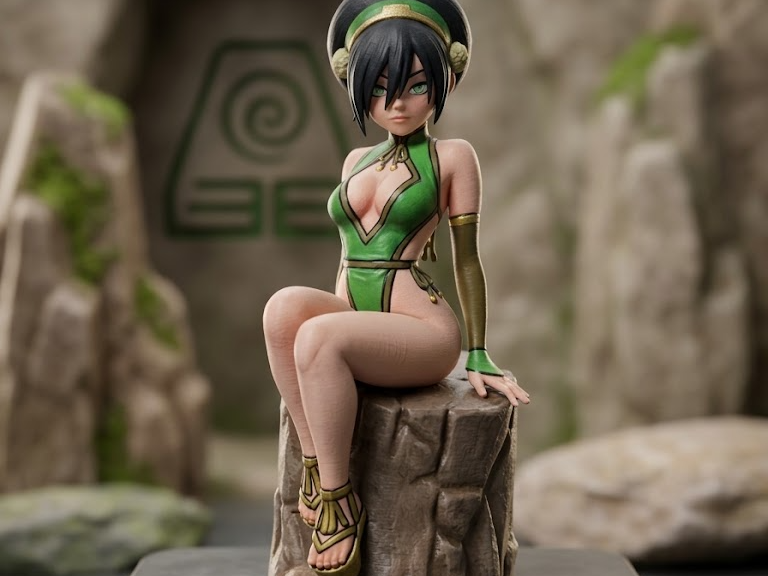Toph Beifong from Avatar the Last Airbender 3D model