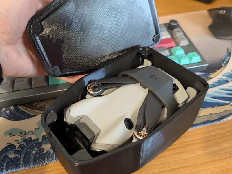 Simple Case for DJI Mini 4 Pro - embedded magnets