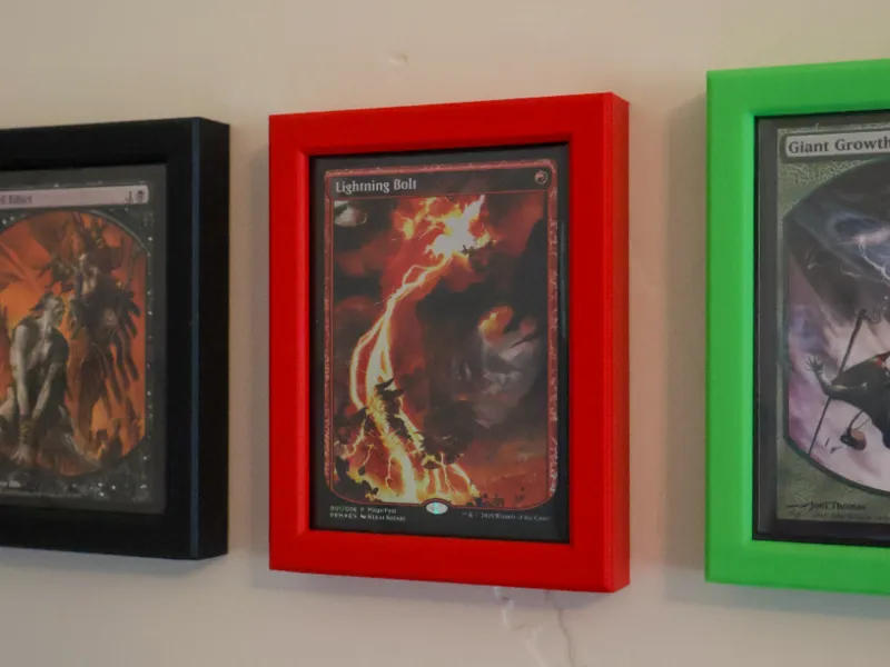 Trading Card Wall Display Frame TCG