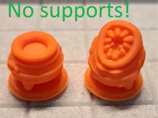 DnD miniature - Mimic Cauldron! No supports