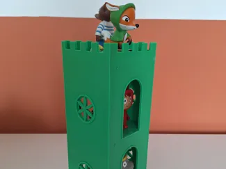 Tonies Castle Tower Holder – Magnetic Shelf
