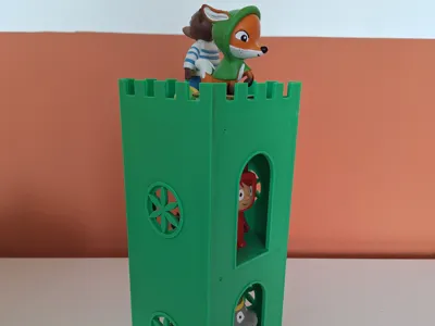 Tonies Castle Tower Holder – Magnetic Shelf