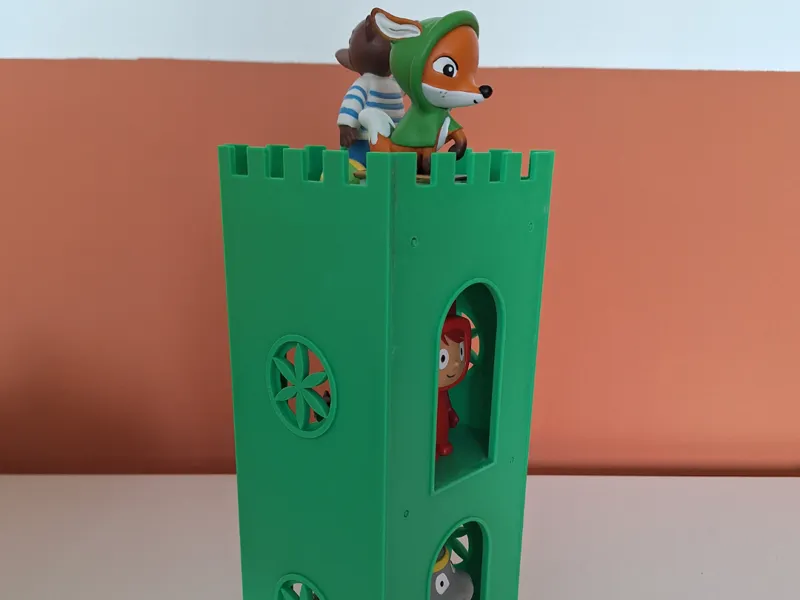 Tonies Castle Tower Holder – Magnetic Shelf
