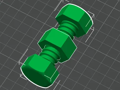 Fidget Nut and Bolt