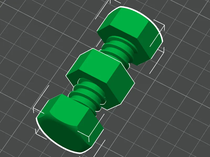 Fidget Nut and Bolt