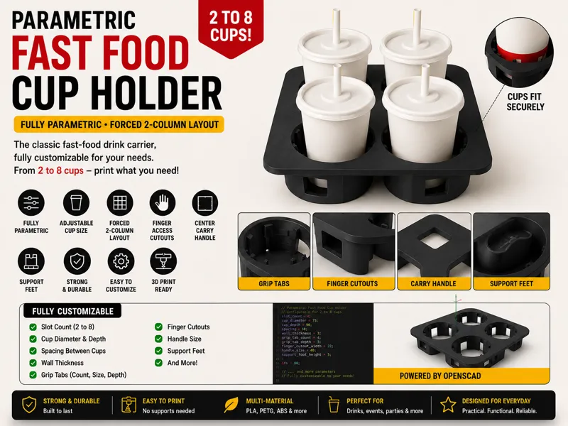 Parametric Cup Holder