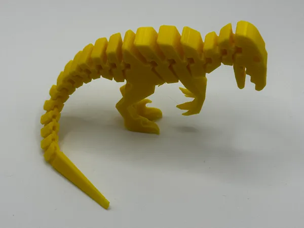 Vélociraptor flexible articulé